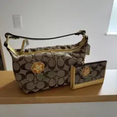 COACH ミニハンドバッグ & コインケース セット