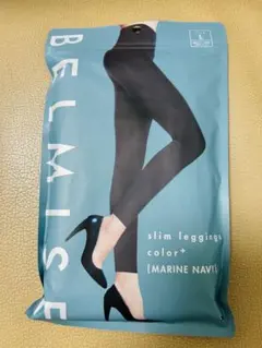 BELMISE 着圧レギンス Lマリンネイビー