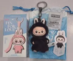 【直営店購入】PIN FOR LOVE ラブブ イニシャル R　 POPMART