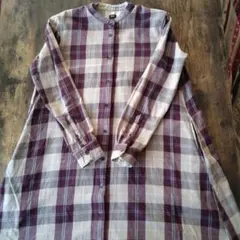 UNIQLO チェック柄 シャツワンピース Mサイズ