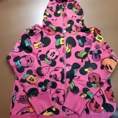 東京ディズニーリゾート ミッキー ミニー パーカー LL
