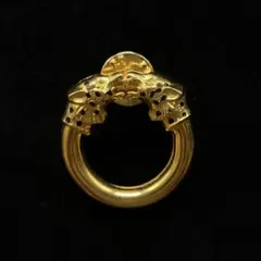 50 MALKA PARIS マリカパリス パンサー スカーフリング ブローチ