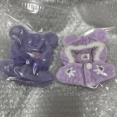 ディズニーストア シークレットポンチョ 紫色 2種