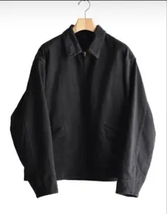 新品未使用comoli26ss ブラックデニムジップショートジャケット サイズ3