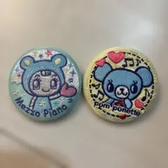 【新品】ナルミヤキャラクターズ 刺繍缶バッチセット