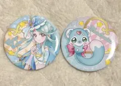 ドリームステージ 名探偵プリキュ ア缶バッジ ポチタン シュシュタン