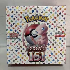 ポケモンカード　151 1BOX シュリンク付き　凹みあり 箱に凹みあり ポケモンカードゲーム 151 1BOX シュリンク付き - メルカリ
