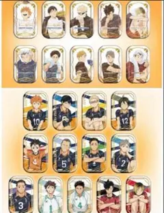 ハイキュー!! スクエア缶バッジセット