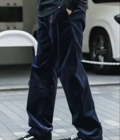 【新品/定価1.5万】Gramicci コーデュロイパンツ S ネイビー 希少