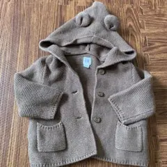 GAP クマ　カーディガン　70