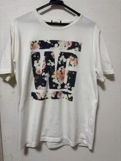 BROWNY 花柄ロゴプリント 半袖Tシャツ ホワイトのサムネイル