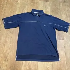 ミ*ぶ様 Nike GOLF ネイビー ポロシャツ　SIZE L