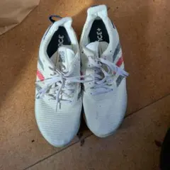 adidas adizero スニーカー ホワイト　27センチ