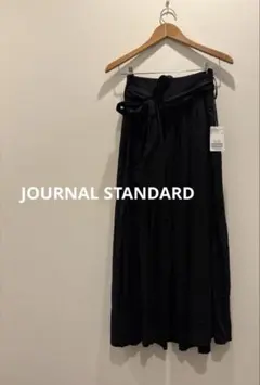 JOURNAL STANDARD レーヨンベルテットリボン スカート ブラック