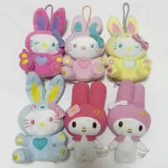 ハッピーセット 2011年 ハローキティ カラフルバニー　2013年　マイメロ
