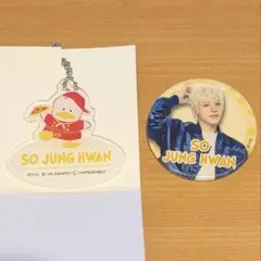 TREASURE ジョンファン はぴだんぶい カフェ 缶バッジ　アクキー セット