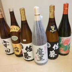 魔王 佐藤他　超レア焼酎セット6本　1800mlのサムネイル