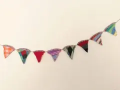 【美品】KNOT YET!ノットイェット★ヴィンテージニットガーランドS