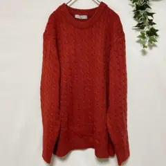 【アーバンリサーチ】 ニットセーター　トップス　長袖　ケーブル編み　リブ　秋　冬
