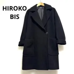 HIROKO BIS WOOL コート　ブラック　テーラードのサムネイル