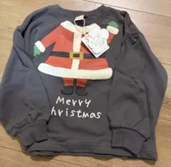 【新品未使用】クリスマス トレーナー スウェット 長袖 綿 サンタ なりきり