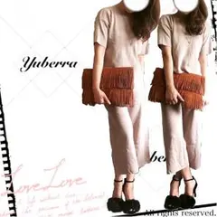 ベージュ ニット ワイドパンツ セットアップ ミラ オーウェン KBF 好き様◎