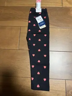 新品 西松屋 10分丈 ハート柄レギンス 90cm