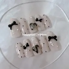 【サイズ変更、イニシャル×2、速達】ネイルチップ ワンホン キラキラ ハート