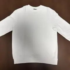 H&M スウェット　ホワイト ストライプ 長袖トレーナー　サイズM