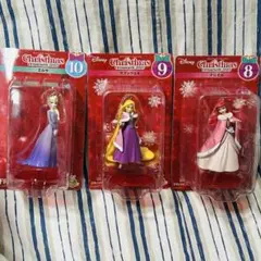 HAPPYくじ クリスマスオーナメン　2025 アリエル　ラプンツェル　エルサ