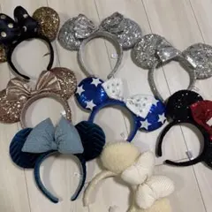 8点セット バラ売り可能 ディズニー カチューシャ