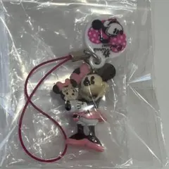 ディズニー　ミニーマウス ストラップ 平成レトロ