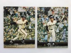 【極美品】プロ野球カード2枚780/791巨人 王貞治/王貞治(39/158)