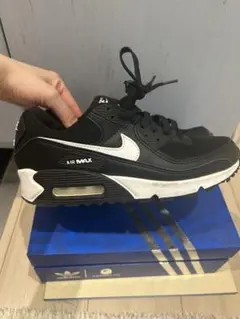NIKE AIR MAX 90 GS 23㎝ ブラック スニーカー - メルカリ