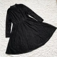 総レース セレモニーワンピースドレス XL 大きいサイズ 結婚式 フォーマル