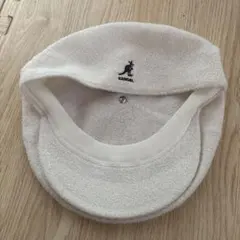 今週末まで値下げ中！KANGOL カンゴール　ホワイト ベレー帽 タオル生地