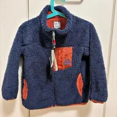 CHUMS キッズ ボンディングフリースジャケット ネイビー Kids M