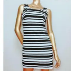 新品　セシルマクビー　ボーダー　ワンピース