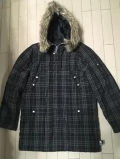 BURBERRY BLUE LABEL チェック柄ロングコートL 美品