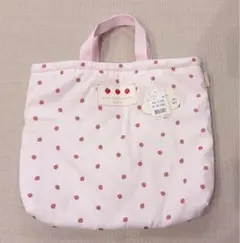 レッスンバッグ/いちご柄 ピンク バースデイのサムネイル