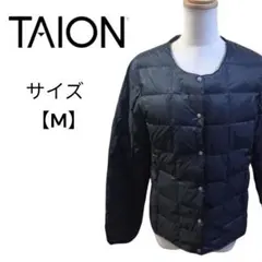 TAION タイオン インナーダウンジャケット ブラック サイズMのサムネイル