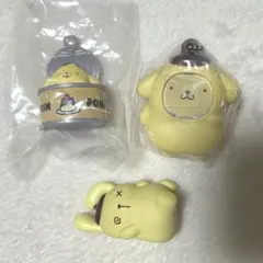 ポムポムプリン　ガチャガチャ　3点セット