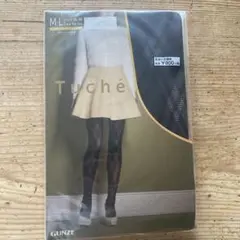 新品 未使用GUNZE Tuché タイツ ダイヤモンドチェック M-Lのサムネイル