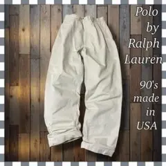 90's USA製ポロバイラルフローレン ポロチノパンツ W36