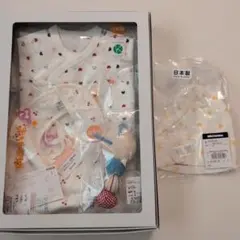 コンビ肌着、スタイ、トーイ、帽子