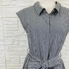 美品】マッキントッシュフィロソフィー ギンガムチェックワンピース38