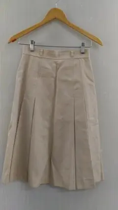 （〇4426）ひざ丈 プリーツスカート サイズ63 ウール