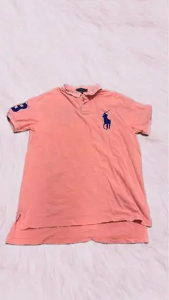 ポロ・ラルフ・ローレン 半袖ポロシャツ ピンク 3
