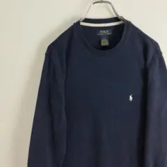 ネ*コ様 ポロ・ラルフローレン 刺繍ロゴ ワンポイント サーマルシャツ 長袖シャ