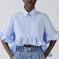 GU ペプラムシャツ (5分袖) by rokh